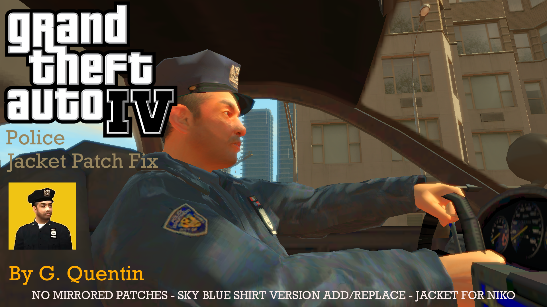 GTA IV Niko Bellic Blue Jacket