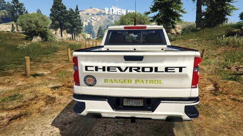 Silverado 2019 Pickup Reskin Fictional California State Parks Ranger