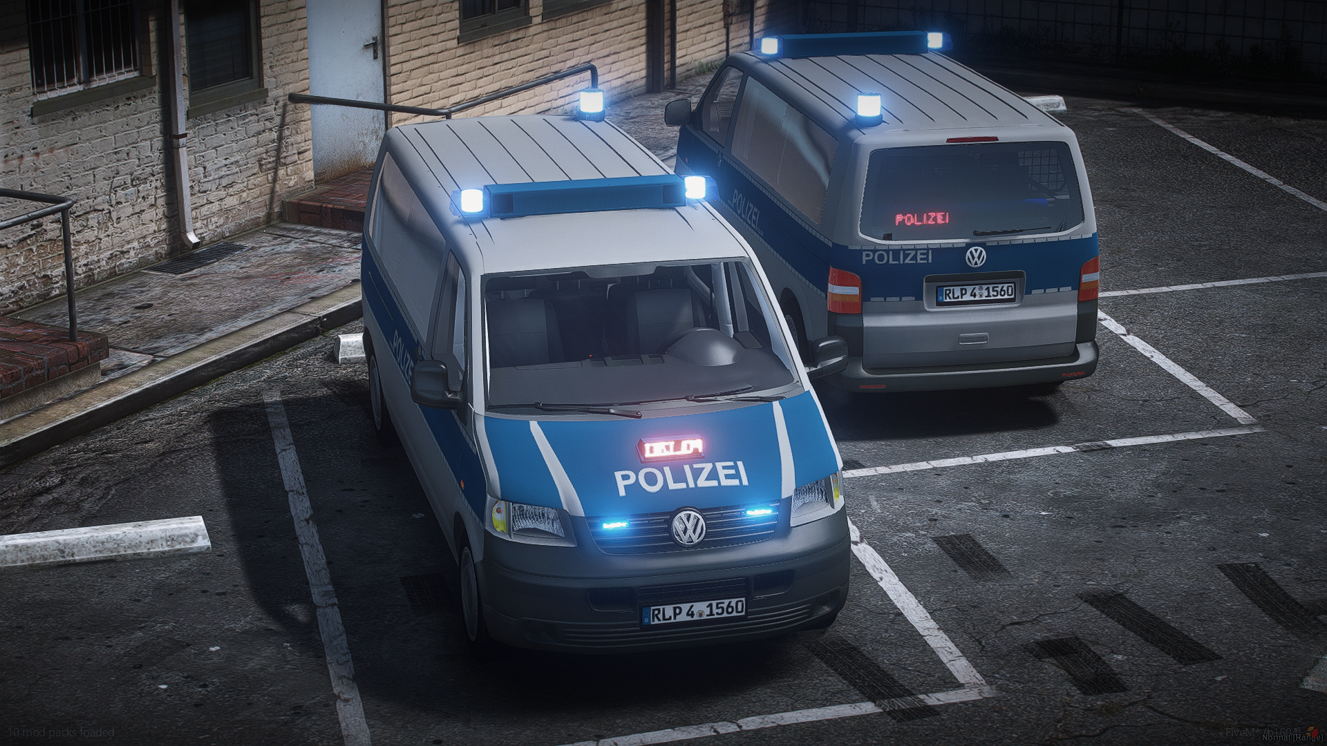 VW T5 - Polizei Rheinland Pfalz - DBS2000 Xenon - Vehicle Models 
