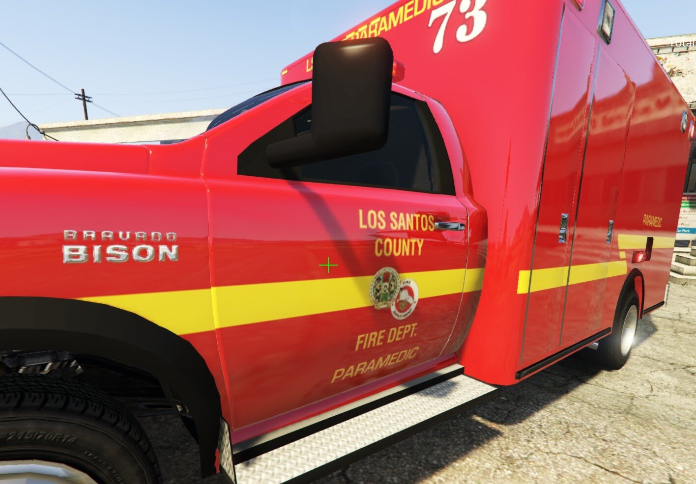 【中古】 Feel the Pain Ambulance LSCoFD Paramedic ambulance [Fiction/Pain Car/痛车] Bravado