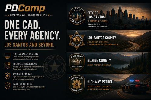 pdComp Backgrounds - Different Agencies