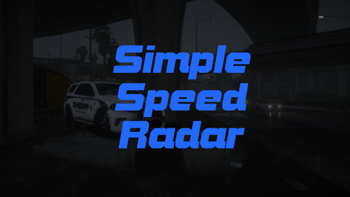 Simple Speed Radar