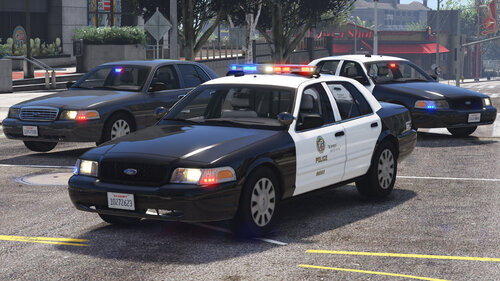 2008 Ford Crown Victoria Police Interceptor - LSPD (LAPD) Pack