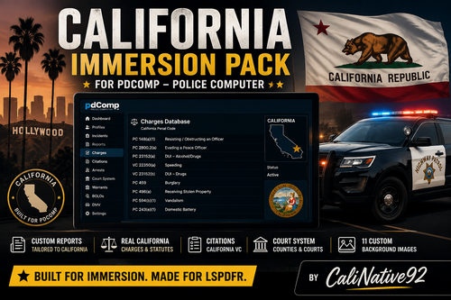 California Immersion Pack for pdComp