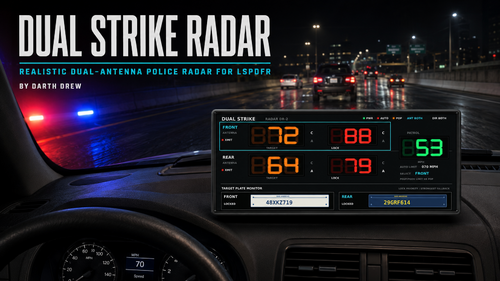 Dual Strike Radar – Realistic Dual-Antenna Police Radar for LSPDFR