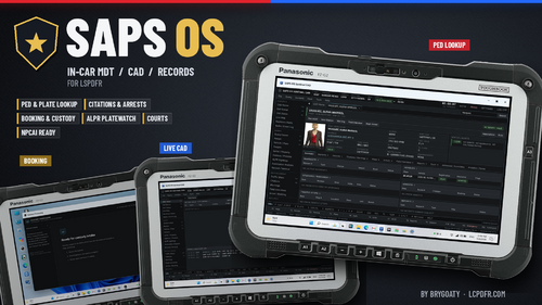 SAPS OS - In-Car MDT, CAD & Records