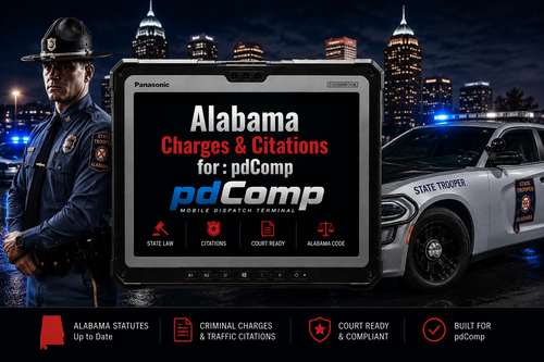 Alabama Charges & Citations for : pdComp