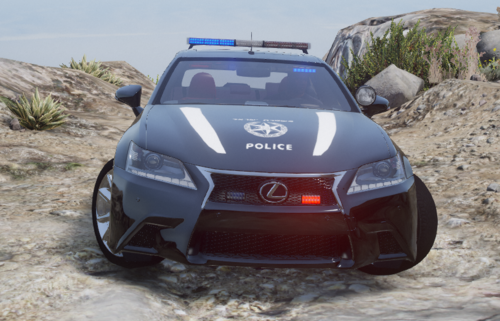 Lexus GS 350 - Israeli Police - / Replace / ELS / Template /