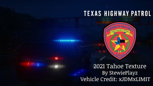 2021 Texas DPS Tahoe