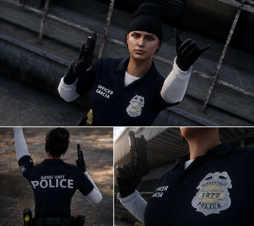 Minneapolis Police Department, Gang Unit Shirts and Polo (DLC)