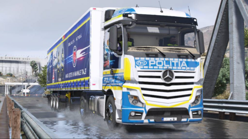 Mercedes Benz Actros-L Poliția Română AutoLaborator Educație Rutieră