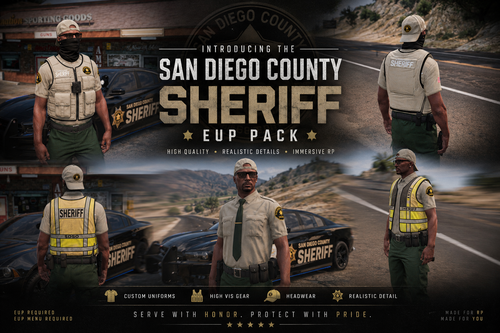 San Diego County Sheriffs Department EUP Mini pack
