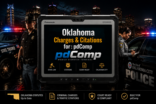 Oklahoma Charges & Citations for : pdComp