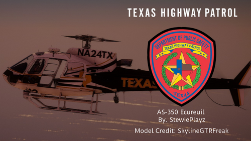 Texas DPS AS-350 Ecureuil | Real-Life Texture