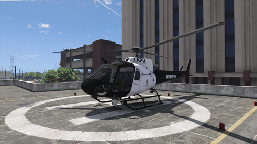 The Rookie TV show LAPD based Helicopter AS-350