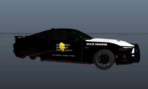 Texas DPS Inspired SAHP Mustang