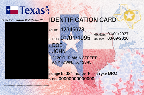 Realistic Texas ID pack