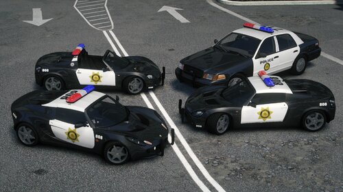NFSHP2: Class 5 Police pack [Addon / Template / Sounds]