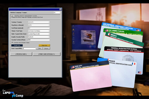 ID Card Template Generator for PDCOMP