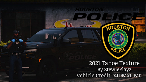 2021 Houston PD Tahoe Ghost