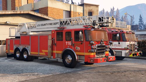 LACoFD based Pierce Enforcer Livery Pack