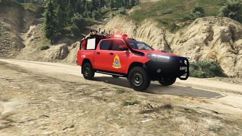 Greek Fire Fighting Toyota Hilux 2017
