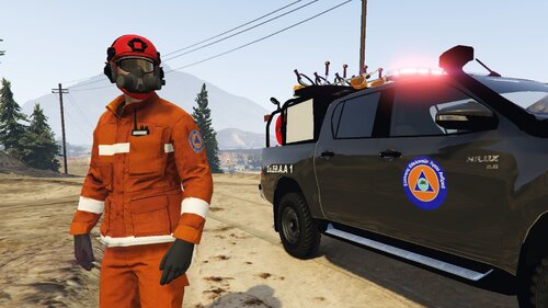 Greek Civil Protection volunteers uniforms (EUP/SUP)