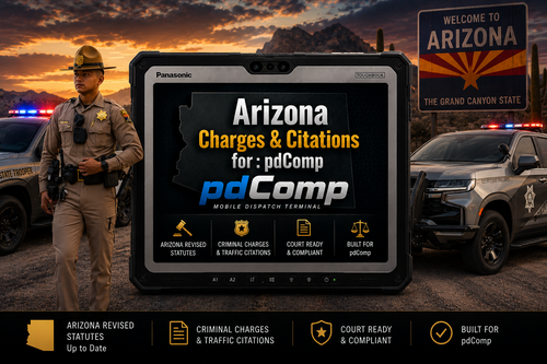 Arizona Charges & Citations+ for : pdComp
