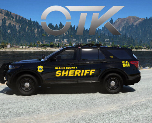 Blaine County Sheriff's Office (BCSO) Mega Livery Pack | OTKDesigns