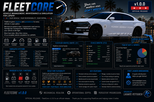 FleetCore v1.0.0 Beta