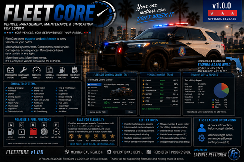 FleetCore v1.0.0 Beta