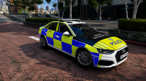 west midlands police Audi A4 re skin
