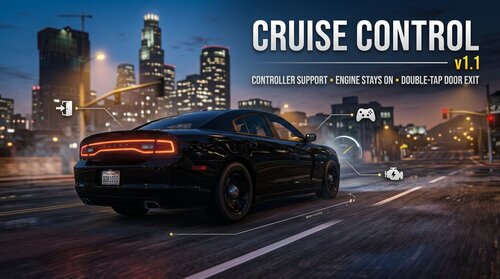 GtaCruiseControl - Smooth Adaptive Cruise Control (SHVDN3 & LSPDFR Compatib
