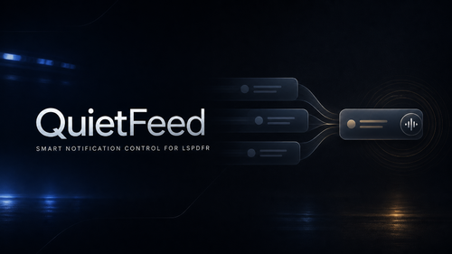 QuietFeed - Smart Notification Control for LSPDFR