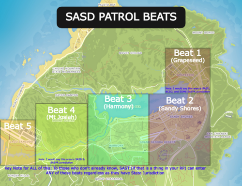 SASD Patrol Beats Map