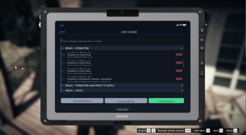 UK Offences / Charges for pdComp