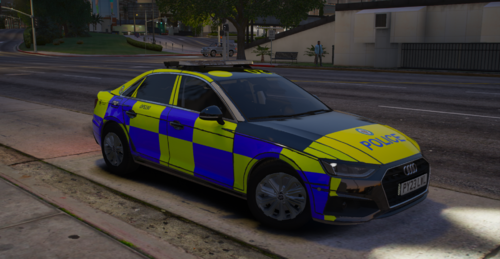 west midlands police Audi A4 re skin