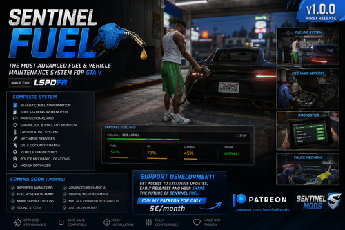 Sentinel Fuel | Realistic Fuel, Mechanics & Vehicle Management