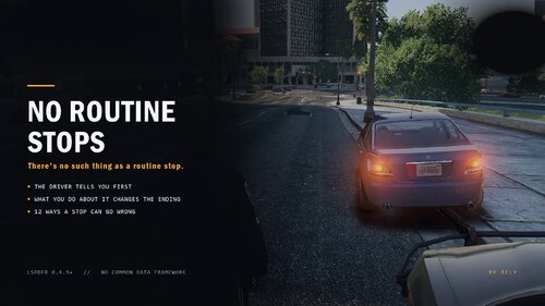 No Routine Stops