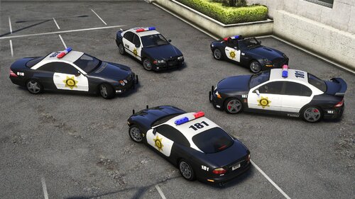 NFSHP2: Class 4 Police pack [Addon / Template / Sounds]