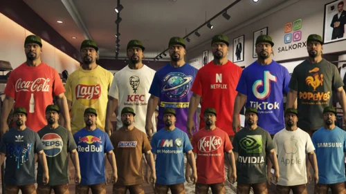 Franklin Branded T-Shirt Pack 16 Casual Logo Shirts