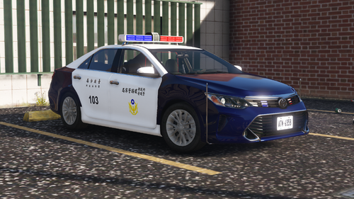 台灣警車 Taiwan Police Car(Toyota Camry 2016)[ADD-ON|ELS]