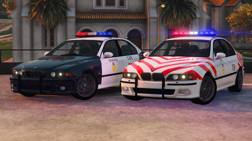 臺灣警車塗裝包 Taiwan Police Car Livery Pack(BMW M5 E39)