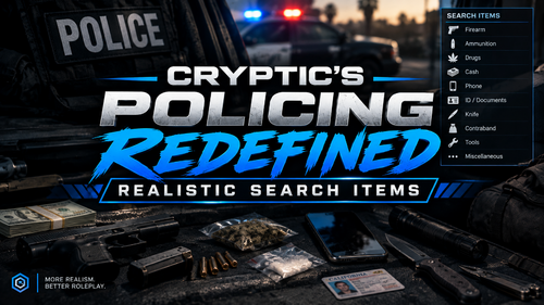 Cryptic's Policing Redefined: Realistic Search Items