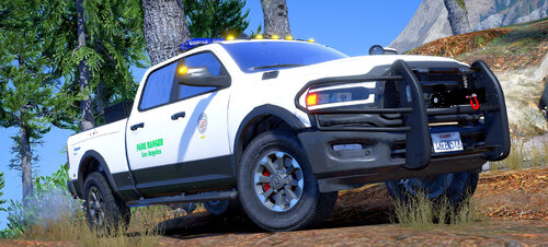 Los Angeles Park Ranger Texture for Dodge RAM 2500