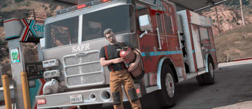 San Andreas Fire & Rescue Livery - Ambulacne and Firetruck