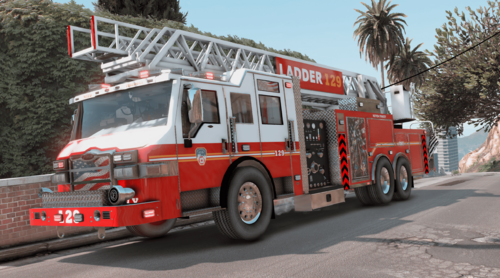Special Livery for Ladder Truck NYFD - 911
