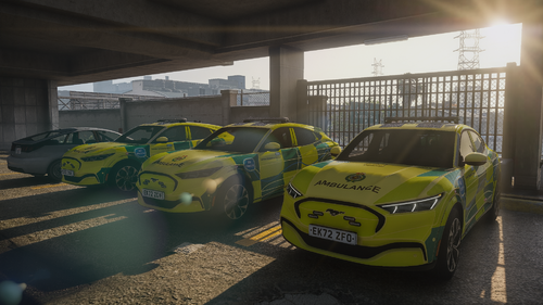 2022 London Ambulance Service Ford Mustang Mach E Rapid Response Vehicle
