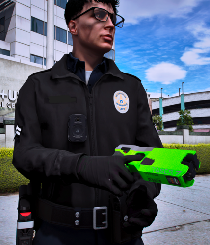 Green LAPD based Taser 7 Texture