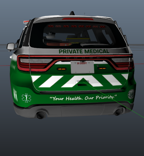 San Andreas Private Medical Durango and Ambulance - logo included. Non-ELS